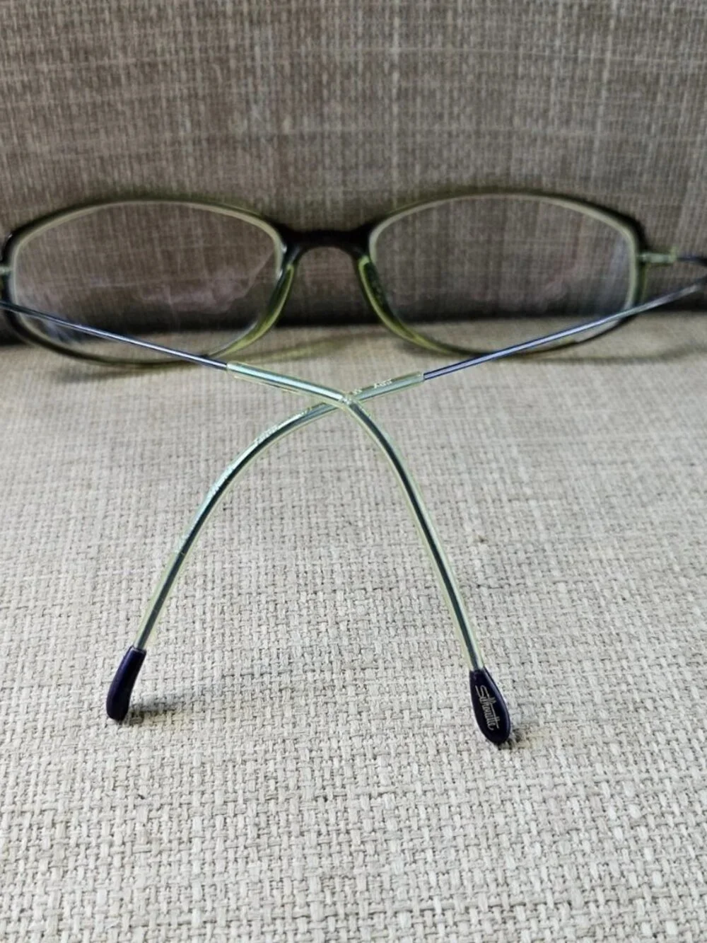 Silhouette Eyeglasses Frame Green/Purple Tone SPX M2787 Glasses Made in Austria